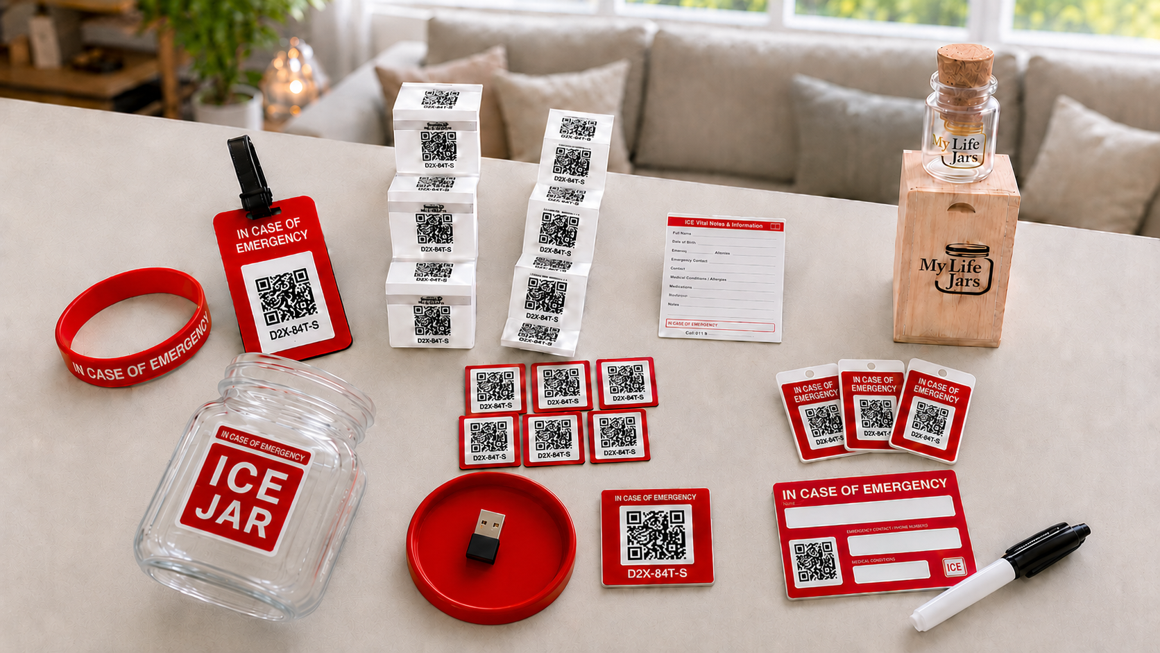 The complete ICE Jar kit — everything inside